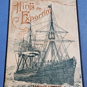 Hints on Exporting General Mills Antique Book 1892